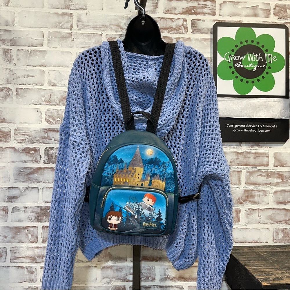 Harry Potter funko Themed Blue Backpack bag